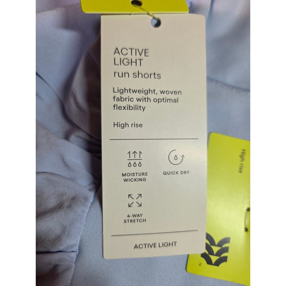 All in Motion Womens High Rise Active‎ Light Run Shorts Light Blue Skort Size M - Picture 5 of 8